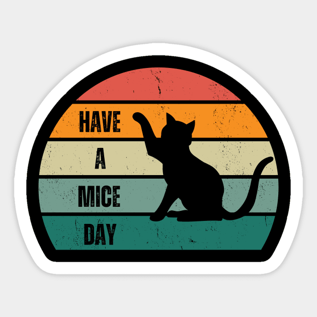 Have a Mice Day Sticker by Magic Simon